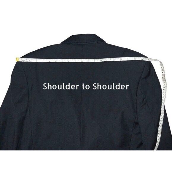 Vitale Barberis Canonico CHIAVARI 2Button Jacket  Super 100sNAVY 42R - Picture 9 of 12